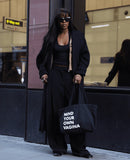 Mind Your Own Vagina Tote Bag (Black)